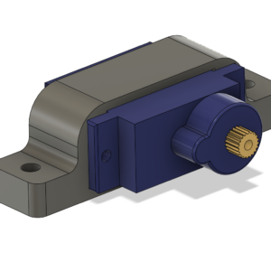 Hållare för SG90/MG90 servo, horisontal