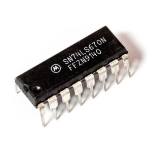 74LS670 - 4x4-bit register/minne