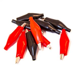 Isolerade krokodilklämmor (10-pack)