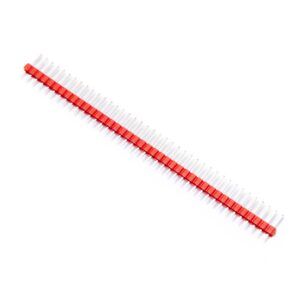 Stiftlist 2,54mm, 1x40p - röd