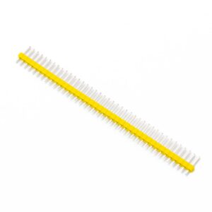 Stiftlist 2,54mm, 1x40p - gul