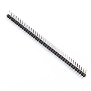 Stiftlist 2,54mm, 1x40p, vinklad - svart