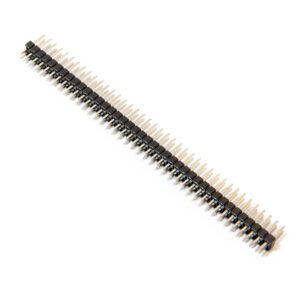 Stiftlist 2,54mm, 2x40p - svart