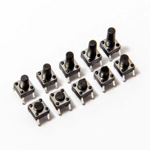 Tryckknappar 6x6mm 200 st