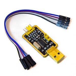 USB-till-serie-adapter med utspänning