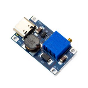 Spänningsregulator MT3608 step-up 2A med USB-C