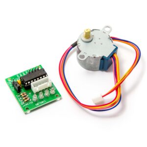 Stegmotor med växellåda och drivkrets, 5 Volt