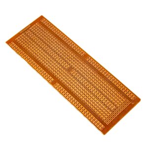Prototypkretskort 130x48mm, breadboard layout