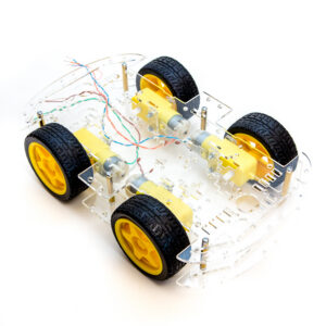 Robot-chassi, 4-hjuligt